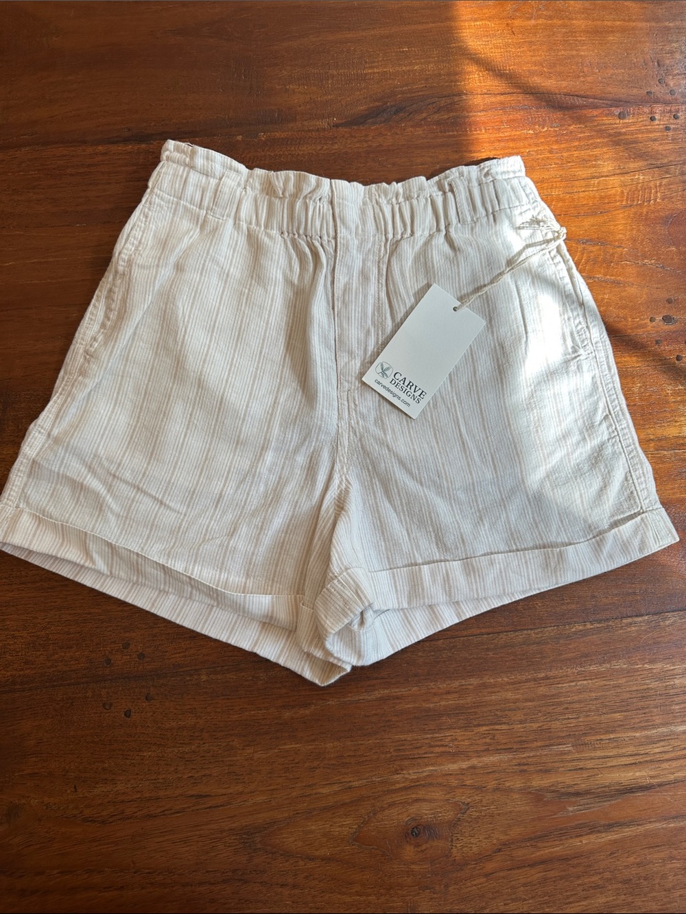 New Women’s Carve Designs Journey Linen Shorts size 0